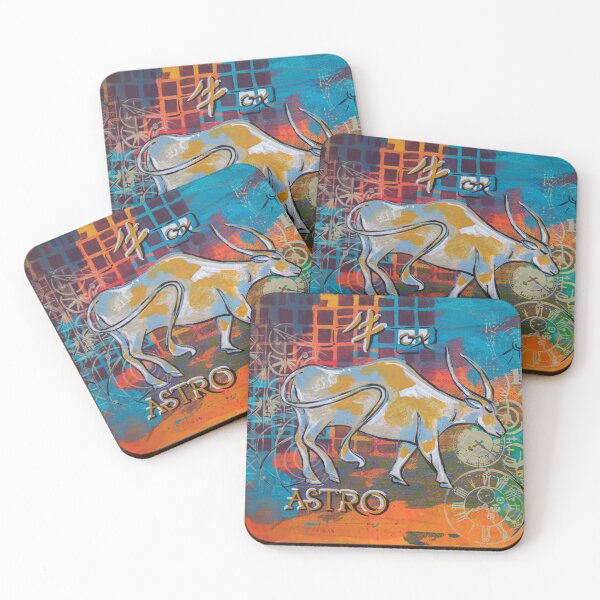 Item preview, Ox 2021 year, zodiac illustration designed and sold by Ariadna de Raadt.