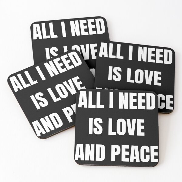Item preview, All I need is love and peace designed and sold by Cafecreative.