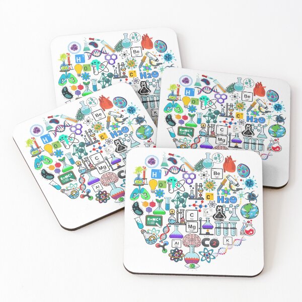 Item preview, Science Heart, Science Nerdy Gift, Colorful Scientist Present designed and sold by AmazingEcraft.