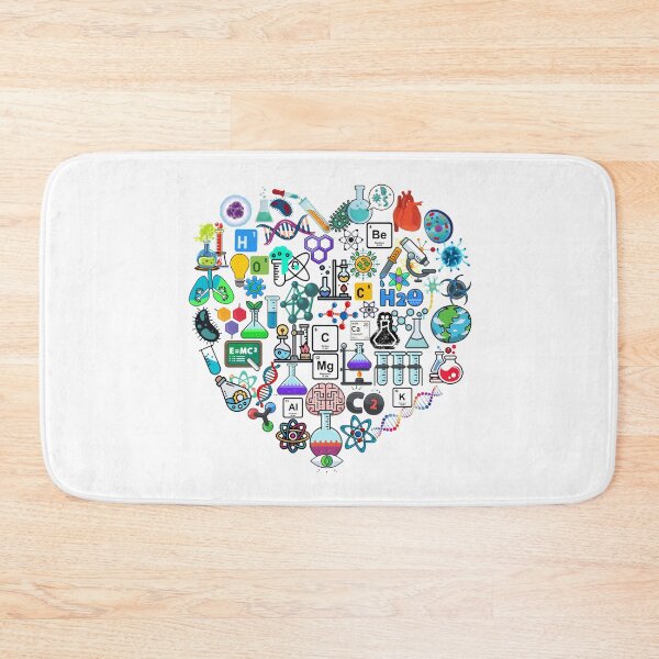 Item preview, Science Heart, Science Nerdy Gift, Colorful Scientist Present designed and sold by AmazingEcraft.