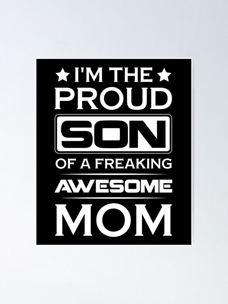 I'm A Proud Mom Of Three Awesome Boys Funny Mother T-Shirt