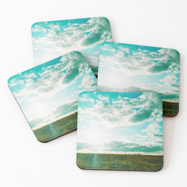 Item preview, Sun brightly shining in the sky and pouring the fild with its beams designed and sold by helenkaiy.