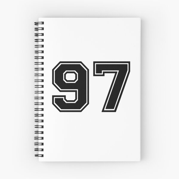 Item preview, Ninety seven black Jersey number 97 seventh  designed and sold by Greenfieldlogo.