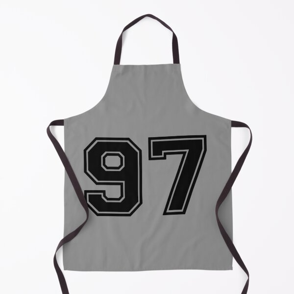 Item preview, Ninety seven black Jersey number 97 seventh  designed and sold by Greenfieldlogo.