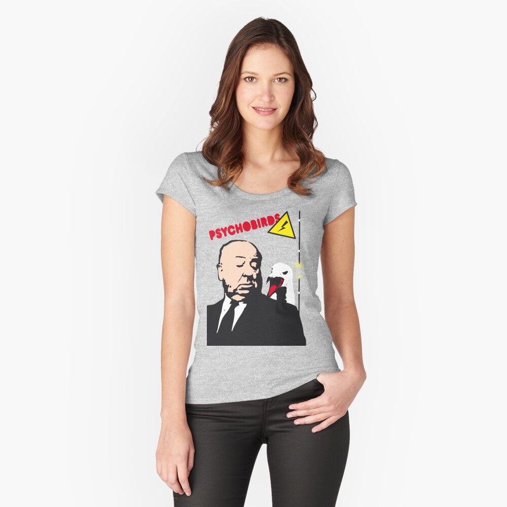Vista previa del artículo con la obra «Camiseta entallada de cuello ancho», diseñado y vendido por achoprop.