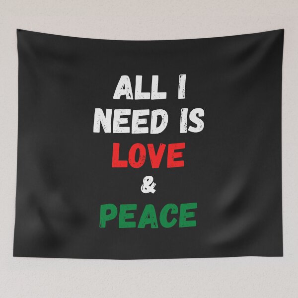 Item preview, All i need is peace and love designed and sold by MohitJain1109.