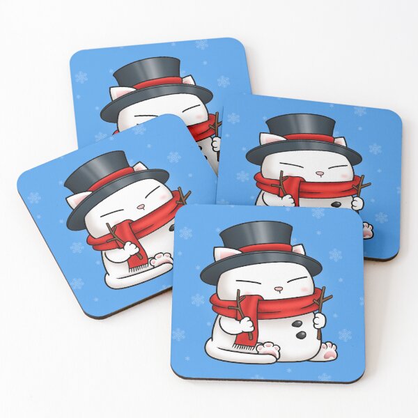 Item preview, Christmas Snowman Cat designed and sold by Takeda-art.