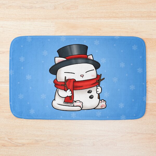 Item preview, Christmas Snowman Cat designed and sold by Takeda-art.