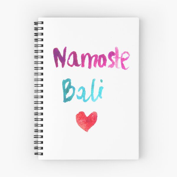 Item preview, Bali namaste, yoga watercolour lettering.  designed and sold by AniaPatterns.
