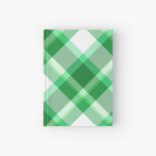 Green Plaid Hardcover Journal