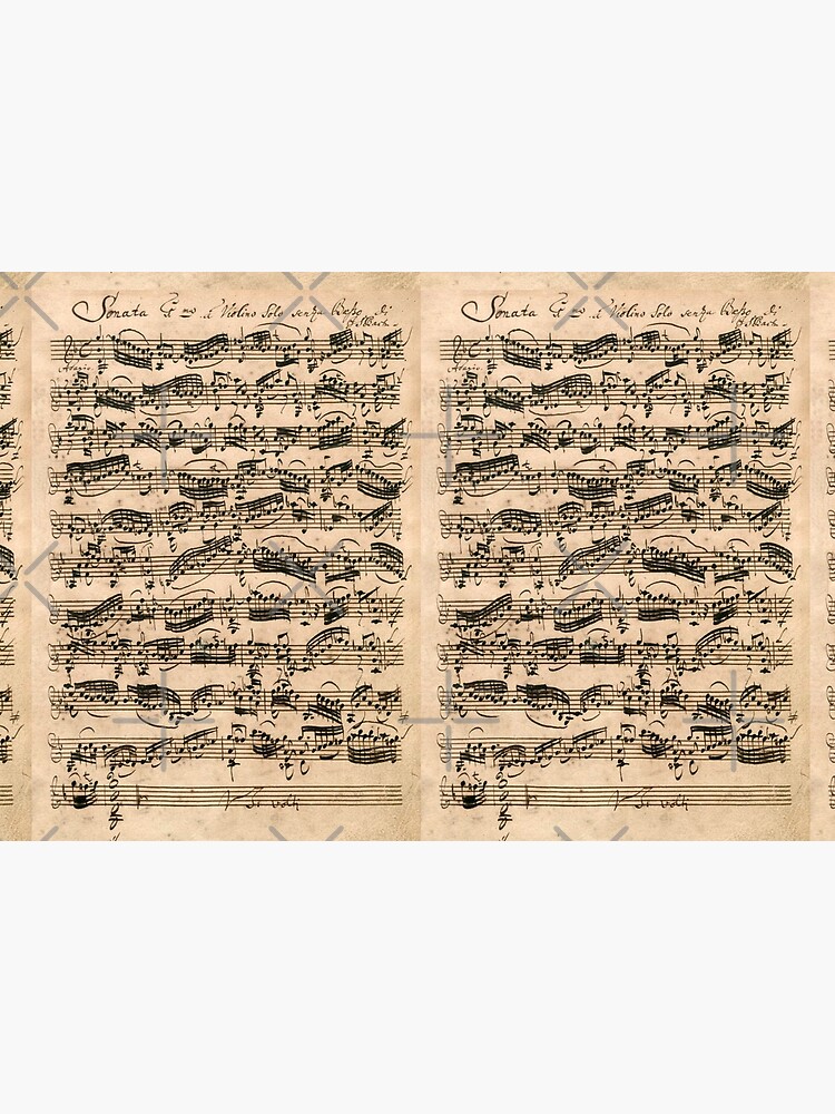 Bach | Original handwritten score by Johann Sebastian Bach | Journal