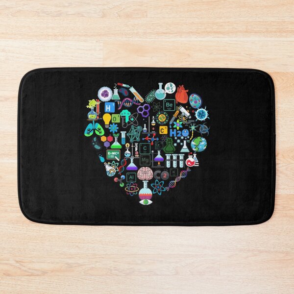 Item preview, I Heart Science, Science Heart, Science Nerdy Gift, Colorful Scientist Present designed and sold by AmazingEcraft.