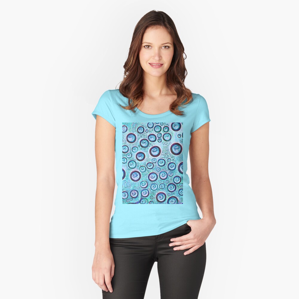 Item preview, Fitted Scoop T-Shirt designed and sold by blackhalt.