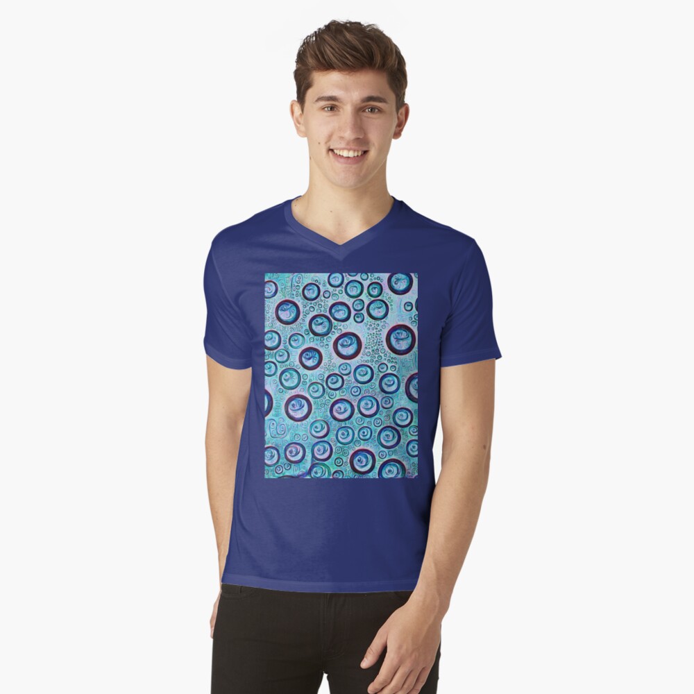 Item preview, V-Neck T-Shirt designed and sold by blackhalt.