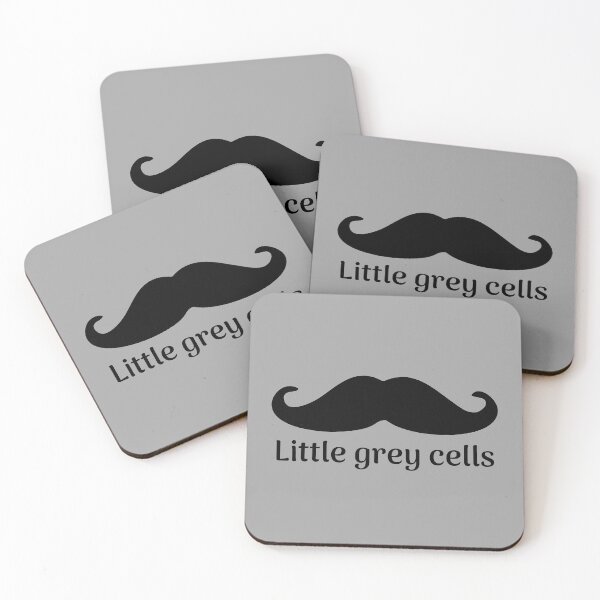 Item preview, Hercule Poirot mustache. Little gray cells designed and sold by Yararo.