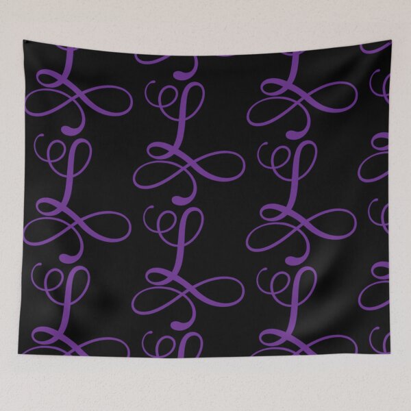 Item preview, Monogrammed Letter L in Purple  designed and sold by PurpleAdventure.