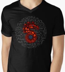 Shadowrun S - Old School Circuit Board Men's V-Neck T-Shirt