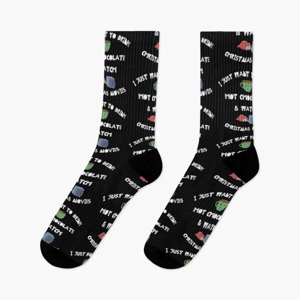 Item preview, I just want to drink hot chocolate and watch Christmas movies designed and sold by Cosmic Dust.
