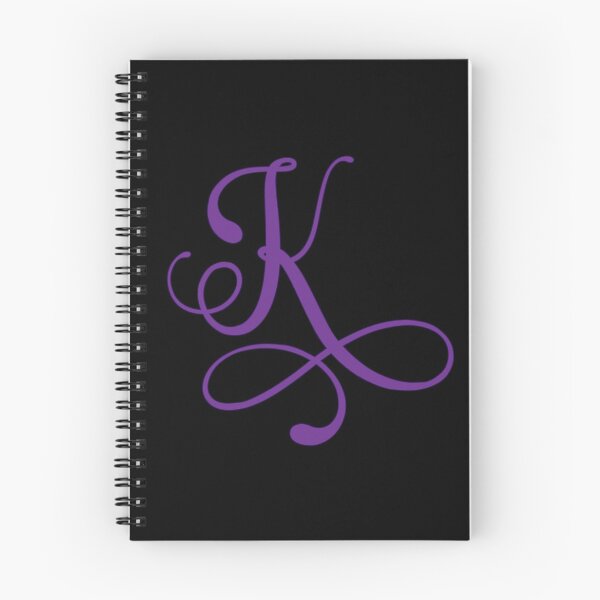 Item preview, Monogrammed Letter K in Purple  designed and sold by PurpleAdventure.