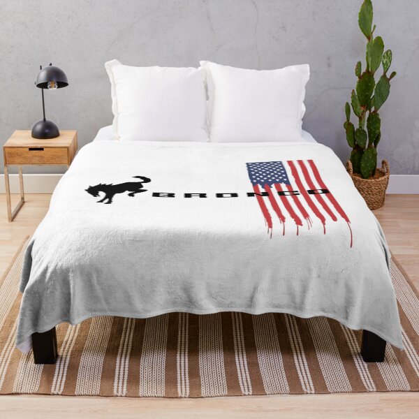 Item preview, Ford Bronco Emblem on USA Flag designed and sold by DomGDesign.