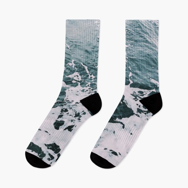 Item preview, Crashing Deep Blue Ocean Waves  designed and sold by Walk-It-Off.