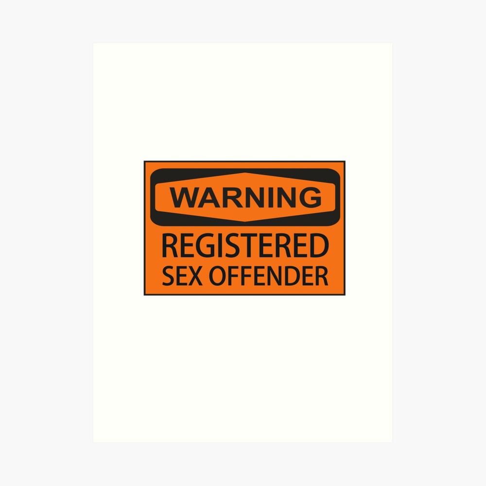 Registered Sex Offender/ image picture