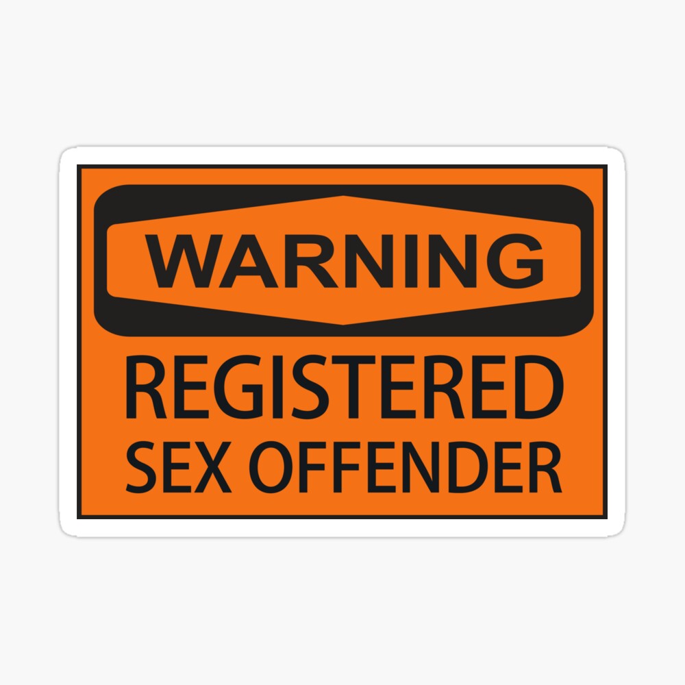 Registered Sex Offender/
