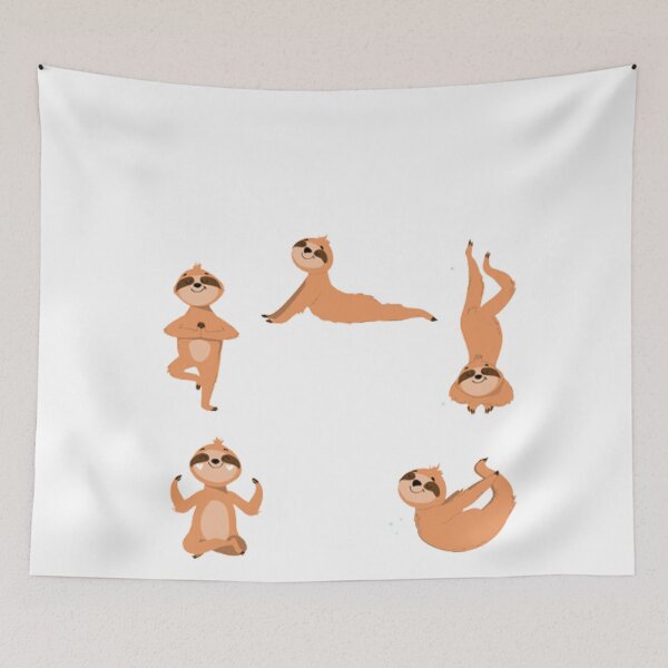 Item preview, sloths yoga designed and sold by zanbo.