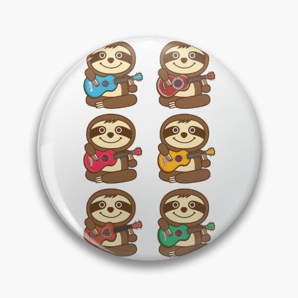 Item preview, Sloths Ukuleles designed and sold by plushism.