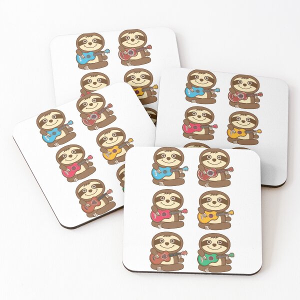 Item preview, Sloths Ukuleles designed and sold by plushism.