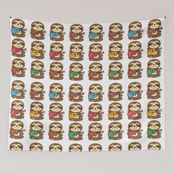 Item preview, Sloths Ukuleles designed and sold by plushism.
