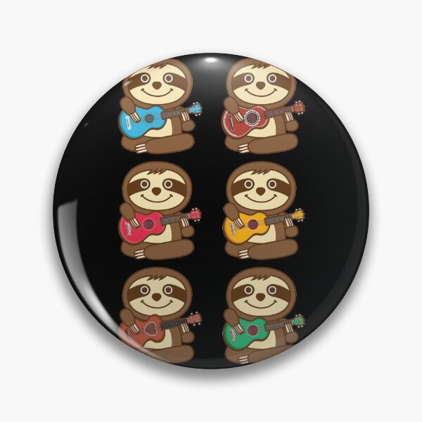 Item preview, Sloths Ukuleles designed and sold by plushism.