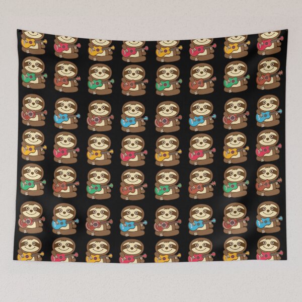 Item preview, Sloths Ukuleles designed and sold by plushism.