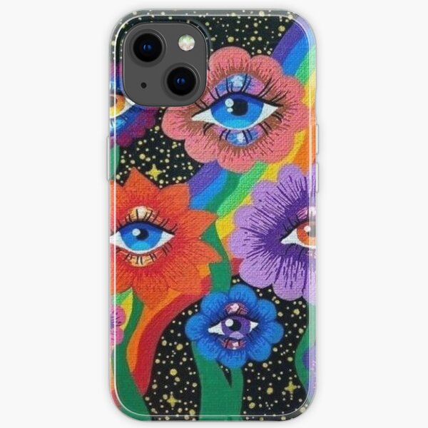 indie aesthetic eyes iPhone Soft Case