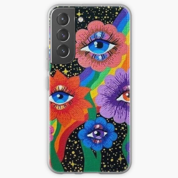 indie aesthetic eyes Samsung Galaxy Soft Case