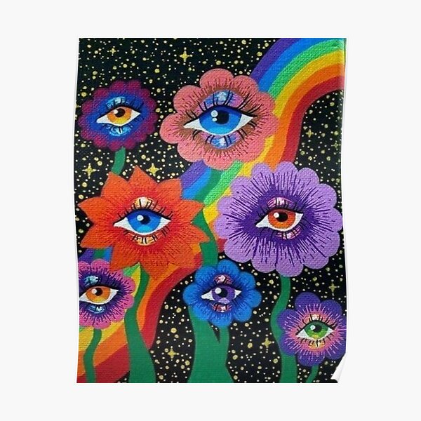 indie aesthetic eyes Poster