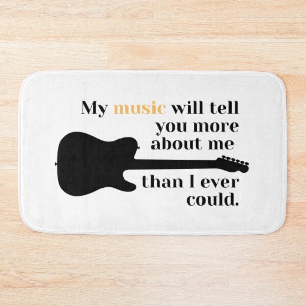 Item preview, My Music Will Tell You About Me  designed and sold by ObiPrints.
