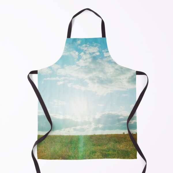 Item preview, Sun brightly shining in the sky and pouring the fild with its beams designed and sold by helenkaiy.