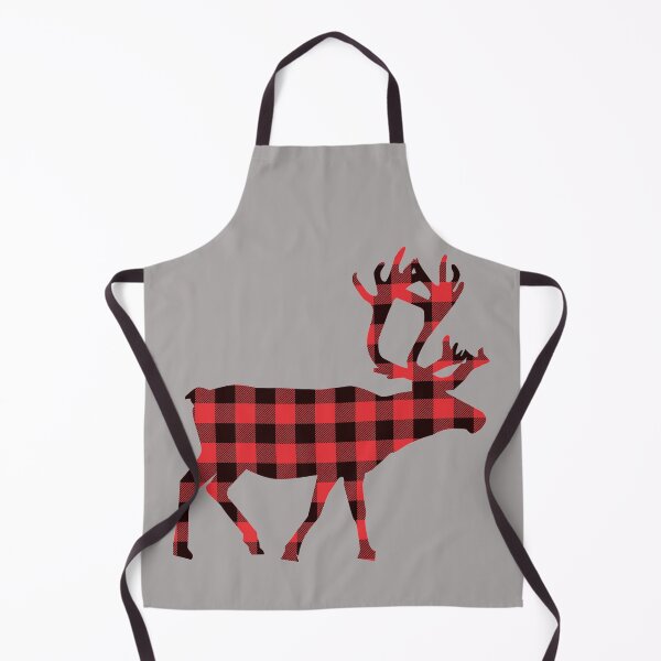 Item preview, Buffalo plaid reindeer designed and sold by DK-PODsolutions.