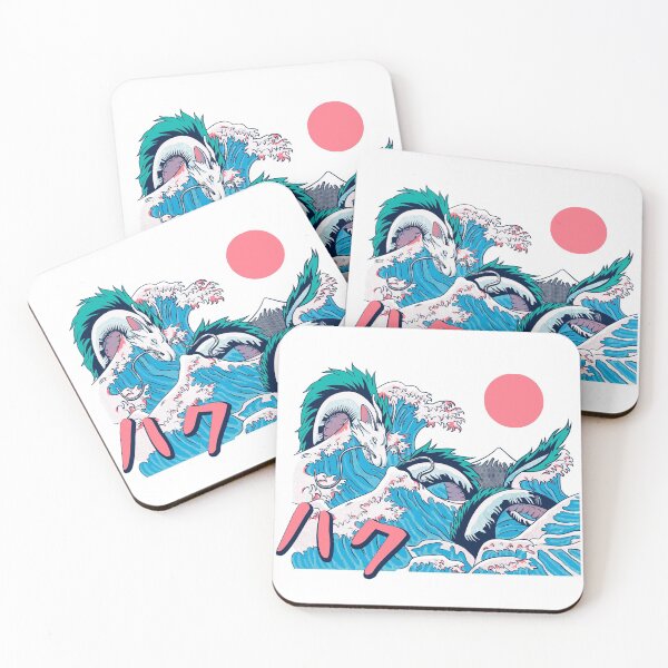 Item preview, THE SPIRIT  kanagawa wave retrowave colors anime  designed and sold by leepianti.