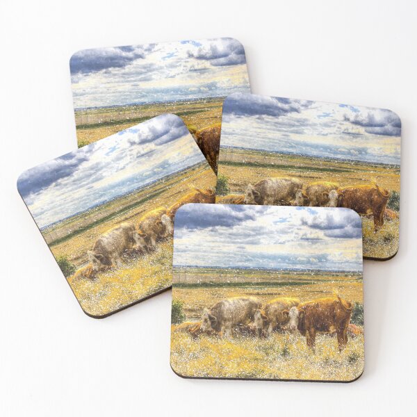 Item preview, Resting Cows Winter Art designed and sold by Londonimages.