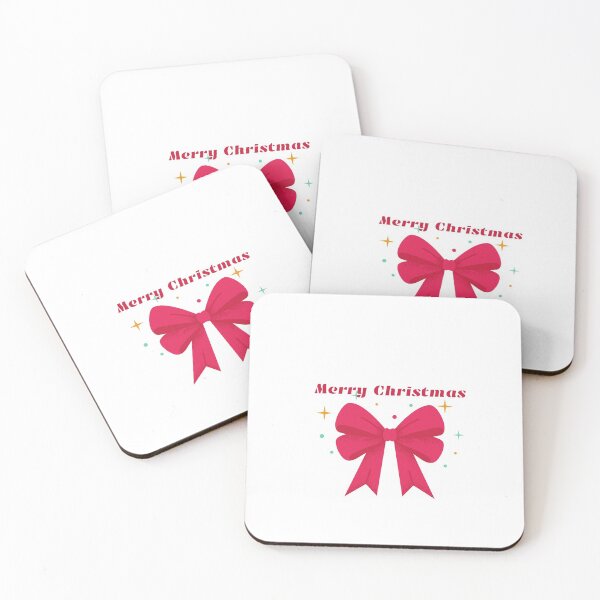 Item preview, Merry Chrismas ribbon motif for gifts designed and sold by ninaklan.