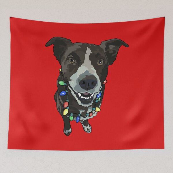 Item preview, Cute Christmas Dog designed and sold by Caden Darling Designs.