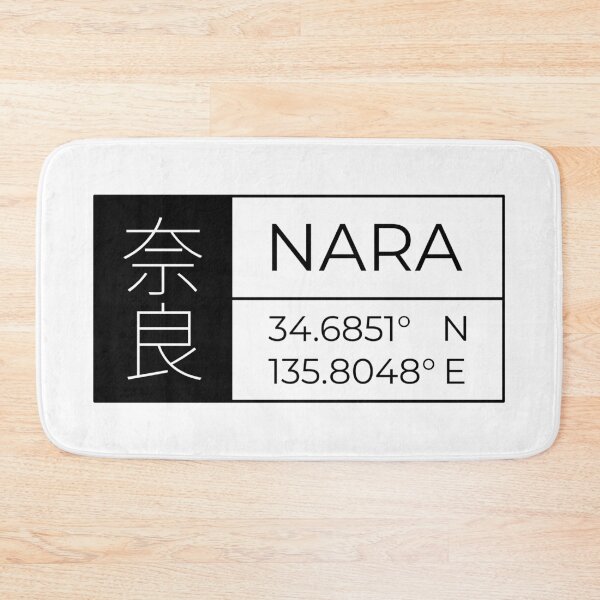 Item preview, Nara -Latitude and Longitude designed and sold by Heedee Design.