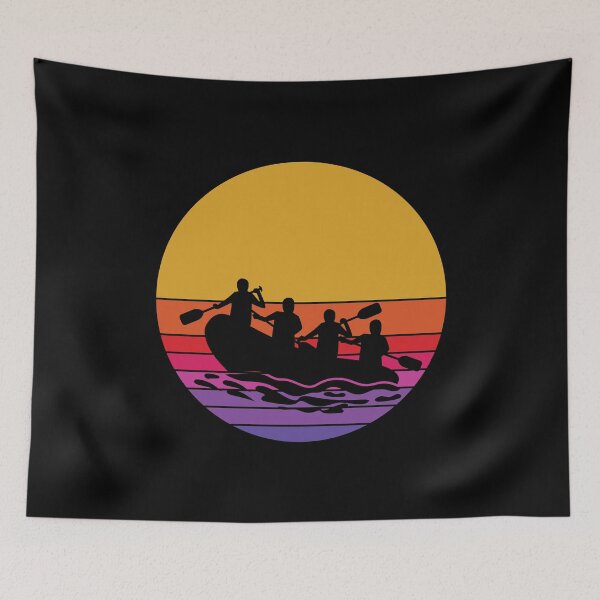 Item preview, Vintage Retro Rafting Raft Rafter River Paddle Gift designed and sold by TastefulTees.