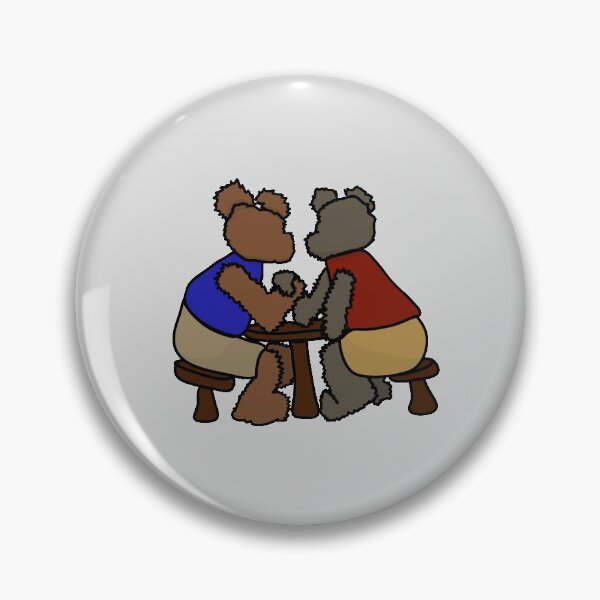Item preview, Stronger Together - Arm wrestling teddies designed and sold by CopperBlueStore.