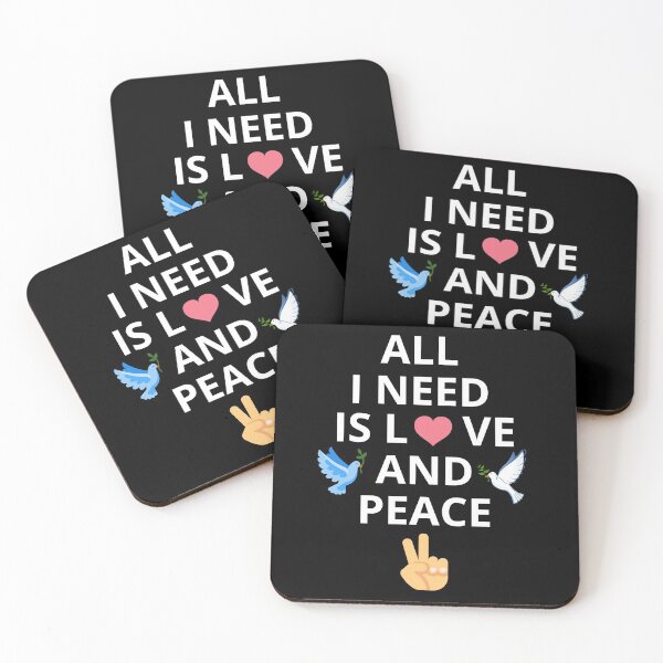 Item preview, All I need is love and peace designed and sold by Cafecreative.