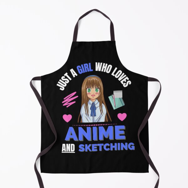 Item preview, Just A Girl Who Loves Anime and Sketching designed and sold by healthybrains.