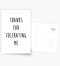 Valentines Day - Tolerate Postcards