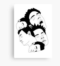 'Sleepy Heads' design by LUCILLE Canvas Print